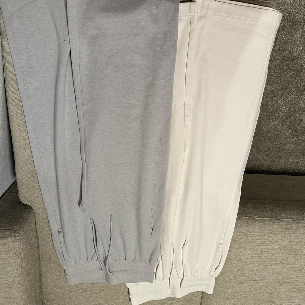 Old Navy High Waisted Fleece wide leg sweats x2